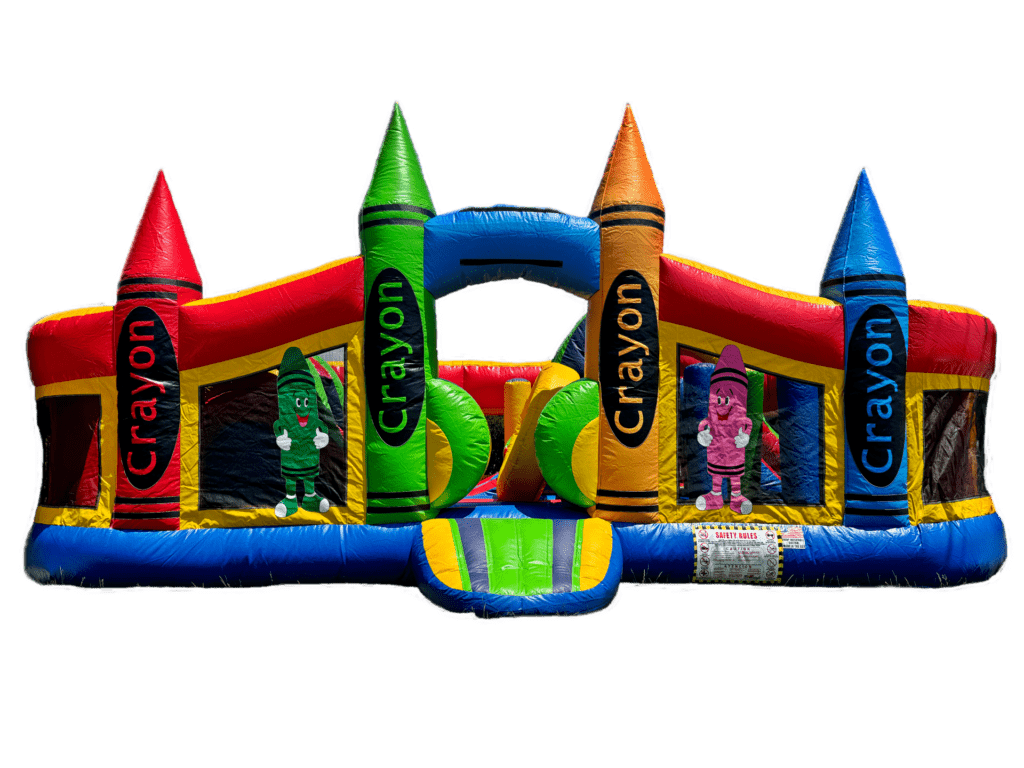 Bright and colorful inflatable bounce house rentals in San Bernardino, CA