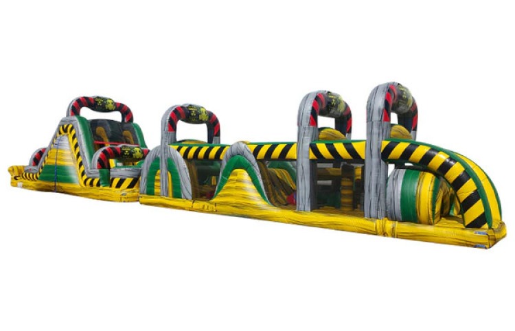 73FT Hazardous Dual Dry obstacle Course