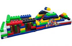 50ft block party Wet obstacle course (I444)