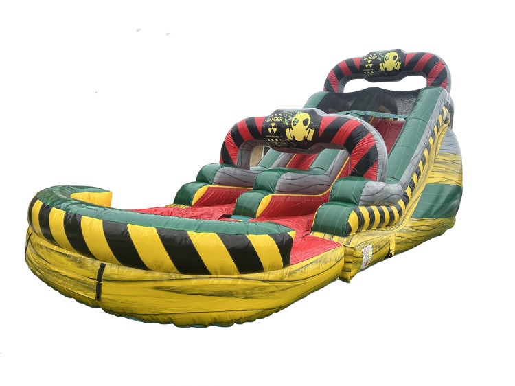 18 FT Dual Lane Hazardous  Wet Slide