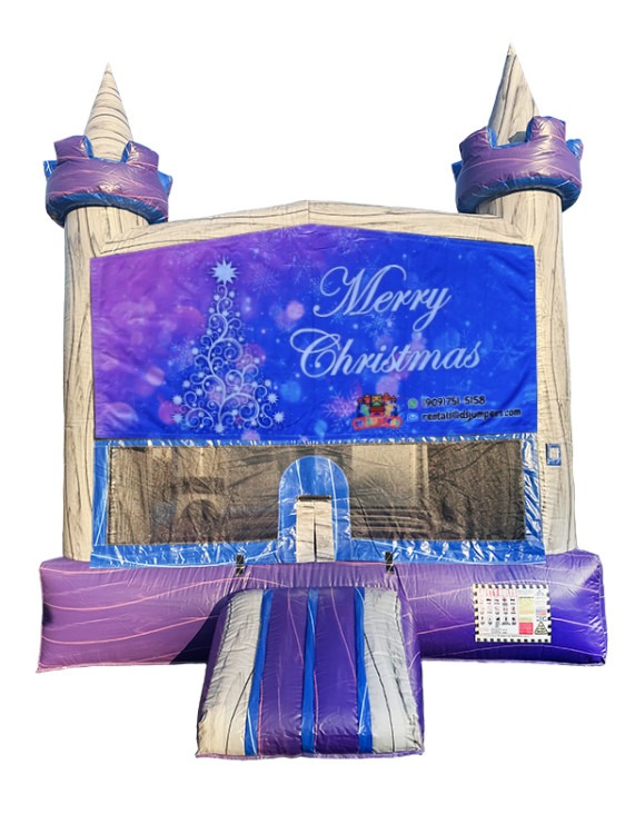 Christmas Crystal Bounce House (B139)