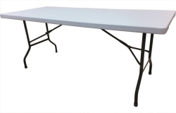 6 ft White Table for Sale
