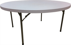 White Round Table (60 Inch) for Sale